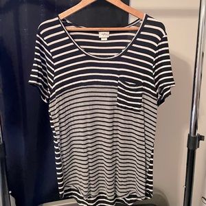 Daytrip Black Striped Top